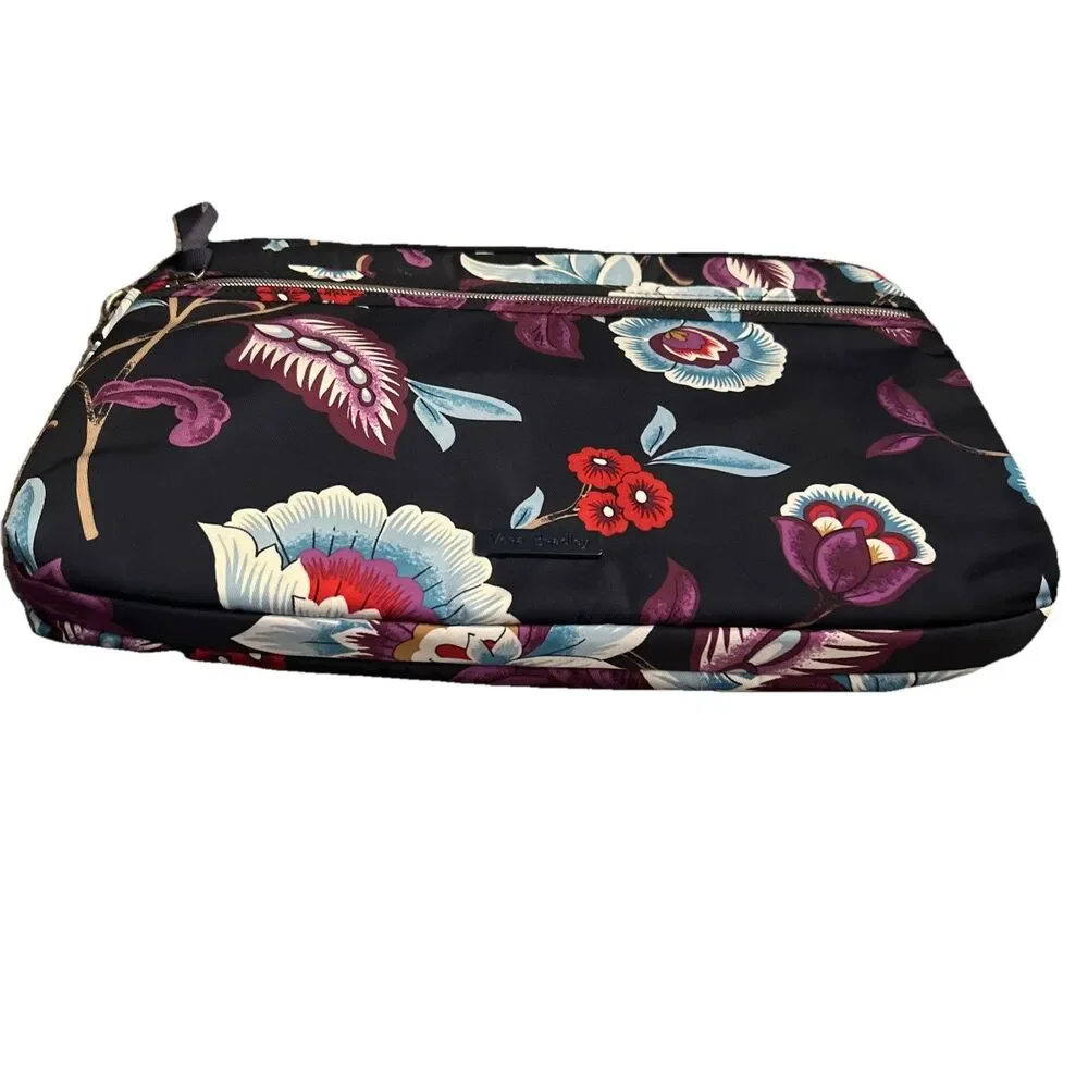 Vera Bradley Laptop Bag Mayfair In Bloom Electronic Case Shoulder Strap Zipper